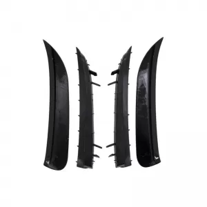 Rear Bumper Side Flaps suitable for Mercedes-Benz CLA W117 13-17 Coupe with A Design Bumper CLA45 Look Glossy Black 2 Pieces-image-6352120
