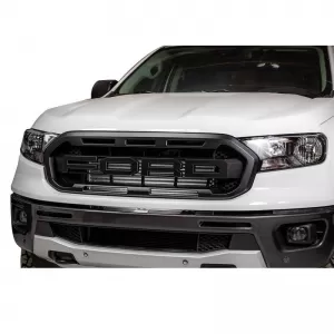 Front Grille suitable for Ford Ranger T8 2019-2023 Raptor Look Black Mat-image-6352132