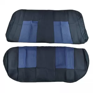 Seat Covers Prime Full Black-Blue Set Front-Rear 10 Pieces 11716-image-6352281