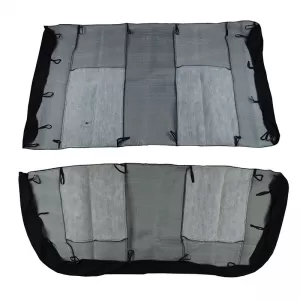 Seat Covers Prime Full Black-Blue Set Front-Rear 10 Pieces 11716-image-6352282