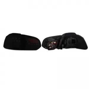 Tailights Set suitable for VW Golf VI (6) 08-12 LED Dynamic Urban Style Black Winjet-image-6352322