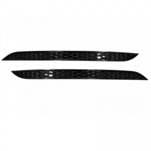 Rear bumper Reflectives Delete Kit suitable for VW Golf VIII (8) 20+ Standard / R / GTI Honeycomb 2 pcs-image-6352412