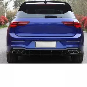 Rear bumper Reflectives Delete Kit suitable for VW Golf VIII (8) 20+ Standard / R / GTI Honeycomb 2 pcs-image-6352415
