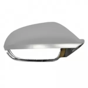 Mirror Covers suitable for Audi A6 4G C7 11-18 RS6 Look Aluminum With Lane Assist 2 Pieces-image-6352419