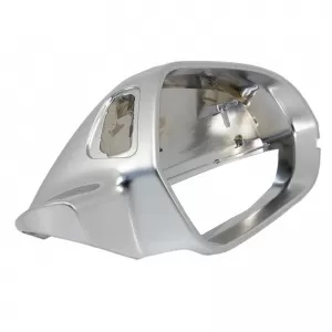 Mirror Covers suitable for Audi A6 4G C7 11-18 RS6 Look Aluminum With Lane Assist 2 Pieces-image-6352421