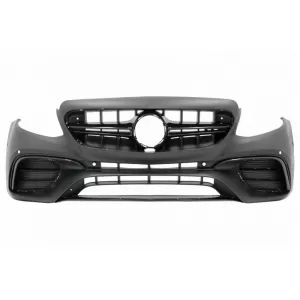Front Bumper suitable for Mercedes-Benz E-Class W213 / S213 16-19 Pre-Facelift A Design 63s Look Black Edition