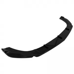 Front Spoiler suitable for Mercedes-Benz A-Class W177 18-23 Hatchback / Sedan A Design Line V2 Gloss Black 3 pcs