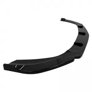 Front Spoiler suitable for Mercedes-Benz A-Class W177 18-23 Hatchback / Sedan A Design Line V2 Gloss Black 3 pcs