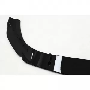 Front Spoiler suitable for Mercedes-Benz A-Class W177 18-23 Hatchback / Sedan A Design Line V2 Gloss Black 3 pcs