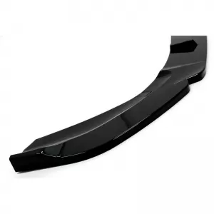 Front Spoiler suitable for Mercedes-Benz A-Class W177 18-23 Hatchback / Sedan A Design Line V2 Gloss Black 3 pcs