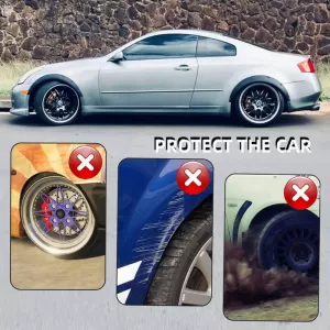 Fender Flares Universal 2 Sizes From Abs Plastic 4 pc-image-6352560