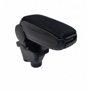 Car Armrest suitable for Peugeot 208 2012-2019 Black-image-6352577