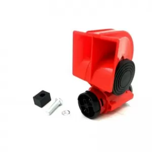 Compact Electropneumatic Horn 12V 139dB Red Color-image-6352640
