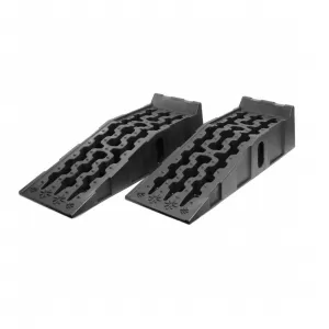 Vehicle Lifting Ramps with Resistance up to 7000Kg 905mm x 305mm x 215mm Plastic Black 2 Pieces-image-6352670