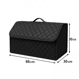 Car Organizer Bag Black PVC 66x30x30cm-image-6352700