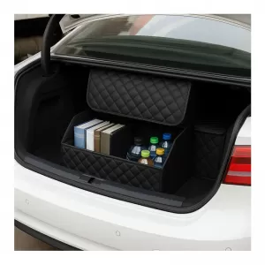 Car Organizer Bag Black PVC 66x30x30cm-image-6352703