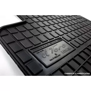 Frogum El Toro series specific rubber floor mats suitable for BYD Sealion 7 AWD after 2023, 4 pieces, black-image-6352857