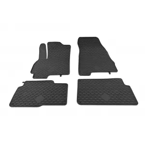 Custom-fit rubber mats by Gumarny Zubri suitable for Chery Tiggo 4 after 2017, 4 pieces, black-image-6352869