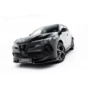 Front Bumper Spoiler Maxton Design suitable for Alfa Romeo Junior after 2024, Gloss Black-image-6352912