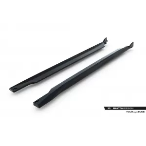 Side Skirts Addons Maxton Design suitable for Alfa Romeo Junior after 2024, Gloss Black-image-6352926