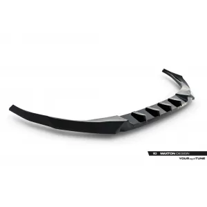 Front Bumper Spoiler Maxton Design suitable for Audi A3 Sedan 8Y after 2024, Gloss Black-image-6352932