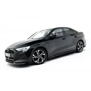 Side Skirts Addons Maxton Design suitable for Audi A3 Sedan 8Y after 2024, Gloss Black-image-6352950