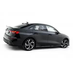 Side Skirts Addons Maxton Design suitable for Audi A3 Sedan 8Y after 2024, Gloss Black-image-6352951