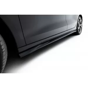Side Skirts Addons Maxton Design suitable for Audi A3 Sedan 8Y after 2024, Gloss Black-image-6352952
