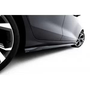 Side Skirts Addons Maxton Design suitable for Audi A3 Sedan 8Y after 2024, Gloss Black-image-6352953