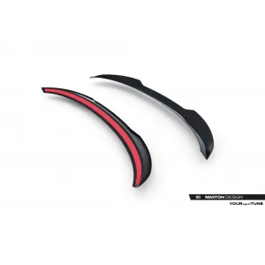 Roof Spoiler Maxton Design suitable for Audi Q6 e-tron Standard, S-Line, SQ6 e-tron SUV after 2023, Gloss Black