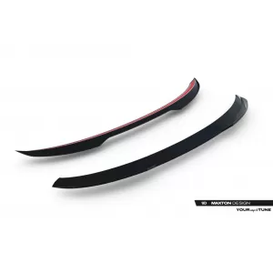 Roof Spoiler Maxton Design suitable for Audi Q6 e-tron Standard, S-Line, SQ6 e-tron SUV after 2023, Gloss Black