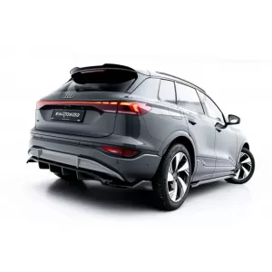 Rear Bumper Spoiler Maxton Design suitable for Audi Q6 e-tron S-Line, SQ6 e-tron SUV, Sportback after 2023, Gloss Black