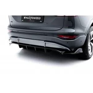 Rear Bumper Spoiler Maxton Design suitable for Audi Q6 e-tron S-Line, SQ6 e-tron SUV, Sportback after 2023, Gloss Black