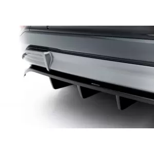 Rear Bumper Spoiler Maxton Design suitable for Audi Q6 e-tron S-Line, SQ6 e-tron SUV, Sportback after 2023, Gloss Black