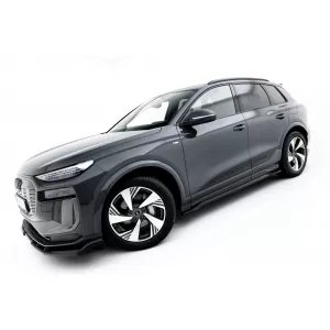 Side Skirts Addons Maxton Design suitable for Audi Q6 e-tron Standard, S-Line, SQ6 e-tron SUV, Sportback after 2023, Gloss Black
