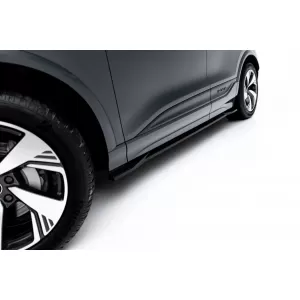 Side Skirts Addons Maxton Design suitable for Audi Q6 e-tron Standard, S-Line, SQ6 e-tron SUV, Sportback after 2023, Gloss Black