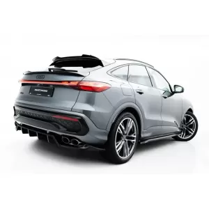 Rear Bumper Spoiler Maxton Design suitable for Audi SQ5 SUV, Sportback after 2024, Gloss Black-image-6352997
