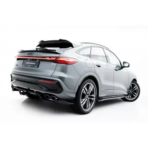 Rear Bumper Spoiler Maxton Design suitable for Audi SQ5 SUV, Sportback after 2024, Gloss Black-image-6352998