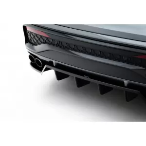Rear Bumper Spoiler Maxton Design suitable for Audi SQ5 SUV, Sportback after 2024, Gloss Black-image-6353001