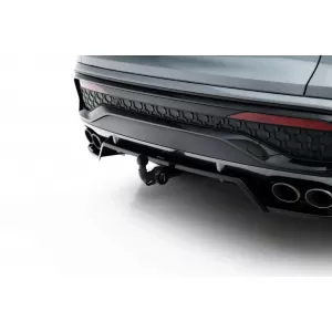 Rear Bumper Spoiler Maxton Design suitable for Audi SQ5 SUV, Sportback after 2024, Gloss Black-image-6353002