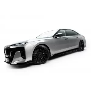 Side Skirts Addons Maxton Design suitable for BMW M760e G70 2022-2026, Gloss Black-image-6353006