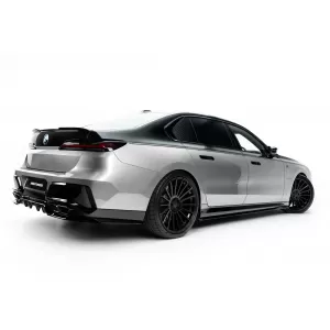 Side Skirts Addons Maxton Design suitable for BMW M760e G70 2022-2026, Gloss Black-image-6353007