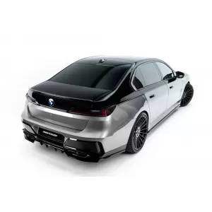 Rear Bumper Spoiler Maxton Design version 2 suitable for BMW M760e G70 2022-2026, Gloss Black-image-6353014