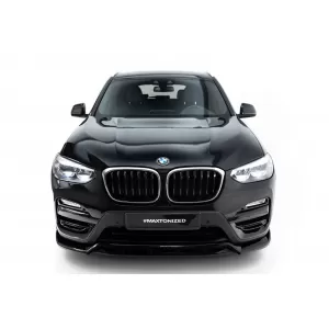 Front Bumper Spoiler Maxton Design suitable for BMW X3 G01 2017-2021, Gloss Black-image-6353021