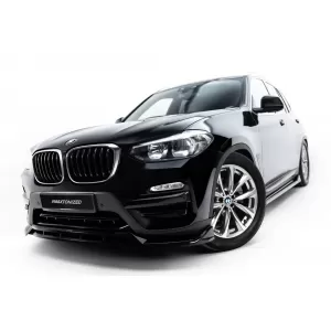 Front Bumper Spoiler Maxton Design suitable for BMW X3 G01 2017-2021, Gloss Black-image-6353023