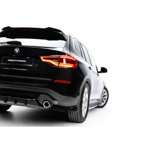 Rear Addon Maxton Design version 2 suitable for BMW X3 G01 2017-2021, Gloss Black-image-6353030