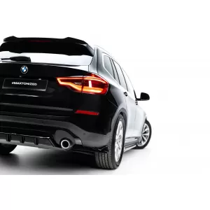 Rear Bumper Side Addons Maxton Design suitable for BMW X3 G01 2017-2021, Gloss Black-image-6353037