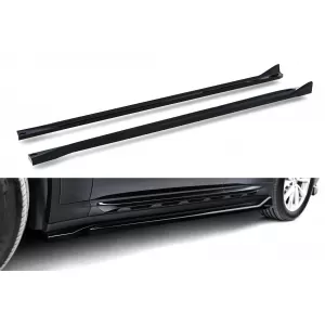 image-31-Side Skirts Addons Maxton Design suitable for BMW X3 G01 2017-2021, Gloss Black