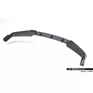 Carbon M, M-Pack Front Bumper Spoiler Maxton Design suitable for BMW i7 eDrive50, i7 xDrive60, i7 M70 xDrive, 750e xDrive, M760e xDrive, 740d xDrive, 740i xDrive G70 2022-2026, 100% carbon
