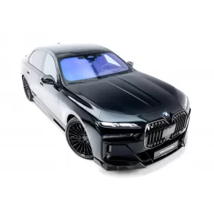 Carbon M, M-Pack Front Bumper Spoiler Maxton Design suitable for BMW i7 eDrive50, i7 xDrive60, i7 M70 xDrive, 750e xDrive, M760e xDrive, 740d xDrive, 740i xDrive G70 2022-2026, 100% carbon
